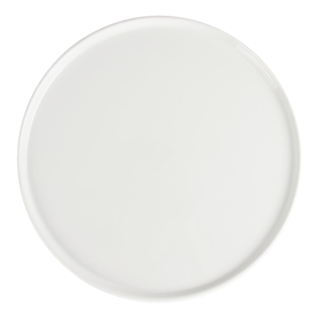 Olympia Whiteware Pizza Plate Small Rim - 330mm 13" (Box 4)