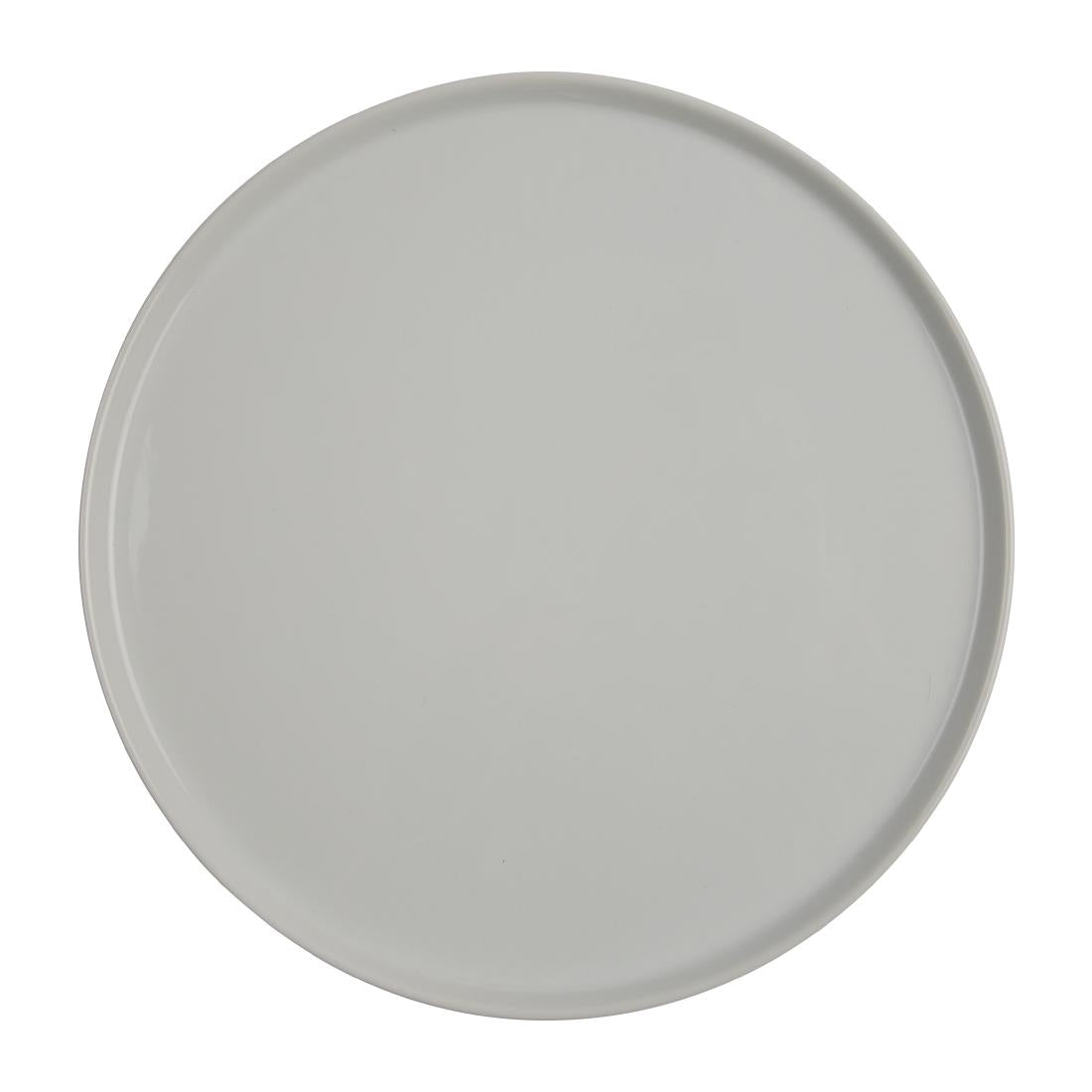 Olympia Whiteware Pizza Plate Small Rim - 330mm 13" (Box 4)