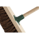 Jantex Stiff Bassine Wooden Broom Head - 12"