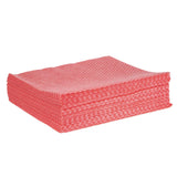 Jantex All purpose Non-Woven Cloths Red (Pack 50)