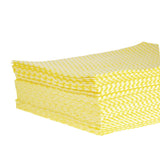 Jantex All purpose Non-Woven Cloths Yellow (Pack 50)