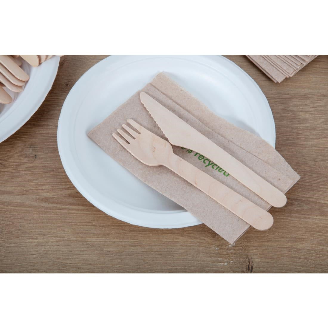 Fiesta Compostable Wooden Knife (Pack 100)