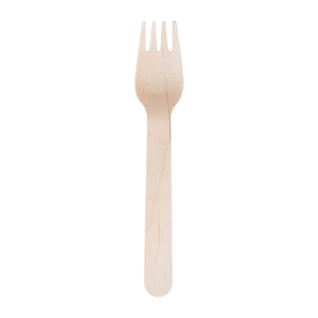 Fiesta Compostable Wooden Fork (Pack 100)