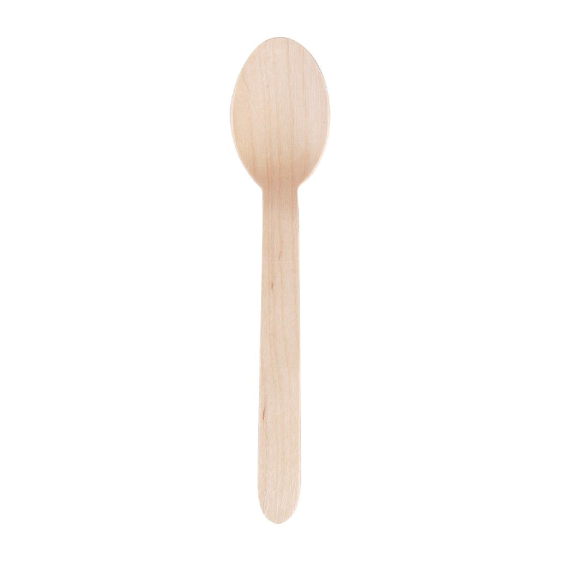 Fiesta Compostable Wooden Dessert Spoon (Pack 100)