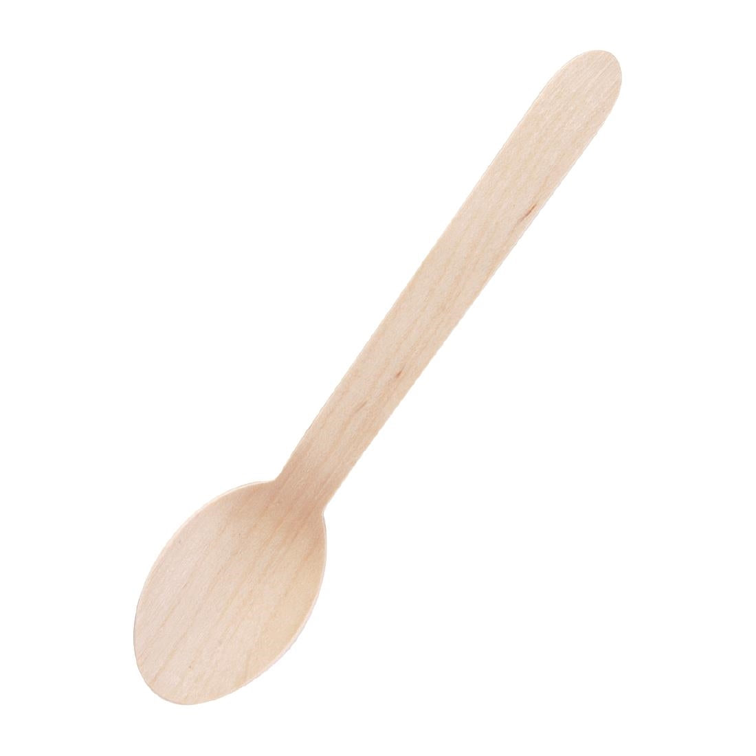 Fiesta Compostable Wooden Dessert Spoon (Pack 100) – Newhand Equipment