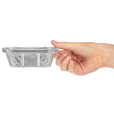 Fiesta Recyclable Rectangular Foil Container - 260ml 126x100mm (Pack 1000)