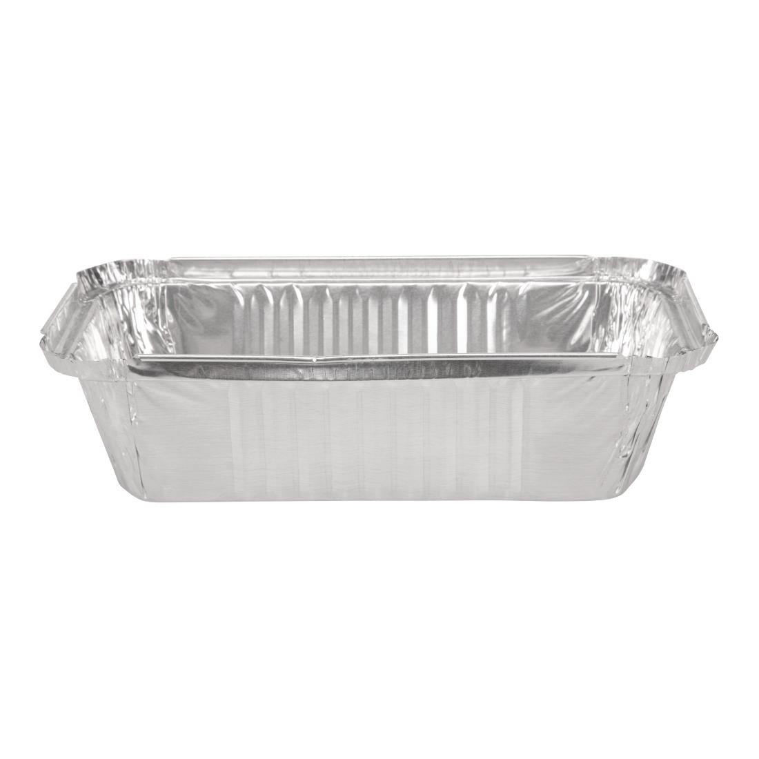 Fiesta Recyclable Rectangular Foil Container - 260ml 126x100mm (Pack 1000)