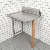 Modular System Clean Dish Table with Splashback CDT-900R