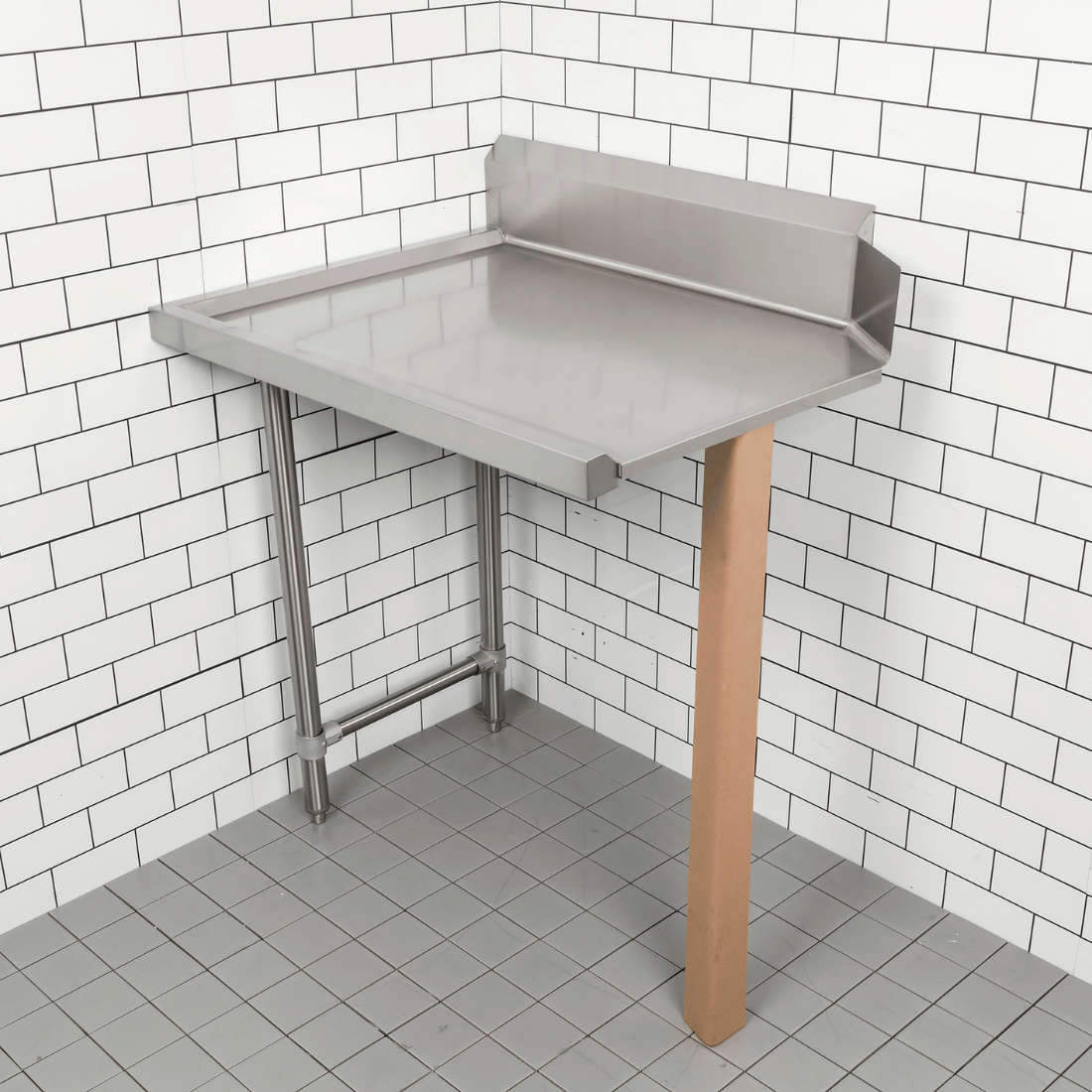 Modular System Clean Dish Table with Splashback CDT-1200R