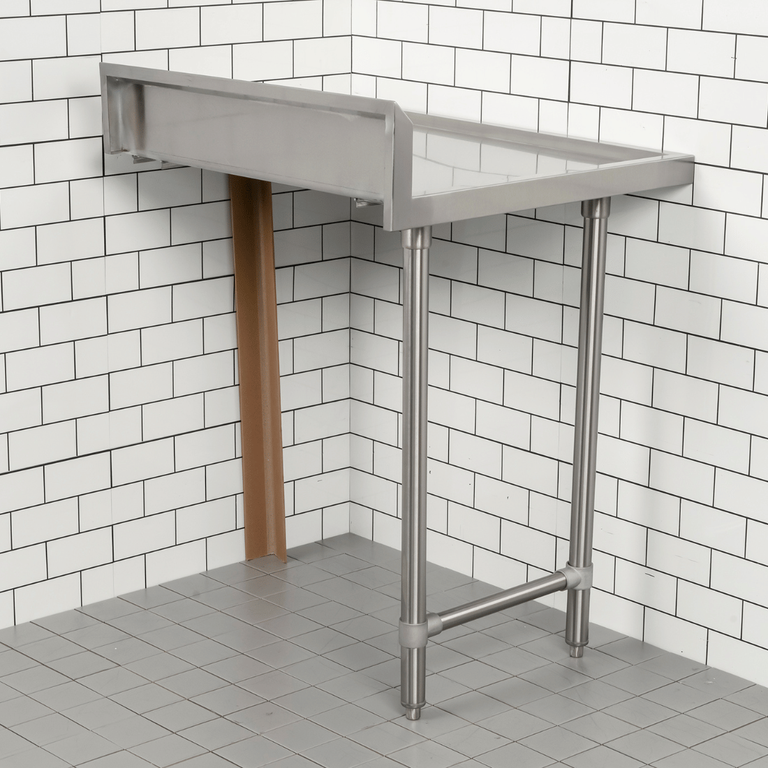Extra Clean Table Modular System Clean Dish Table with Splashback CDT-1200R – Newhand ...