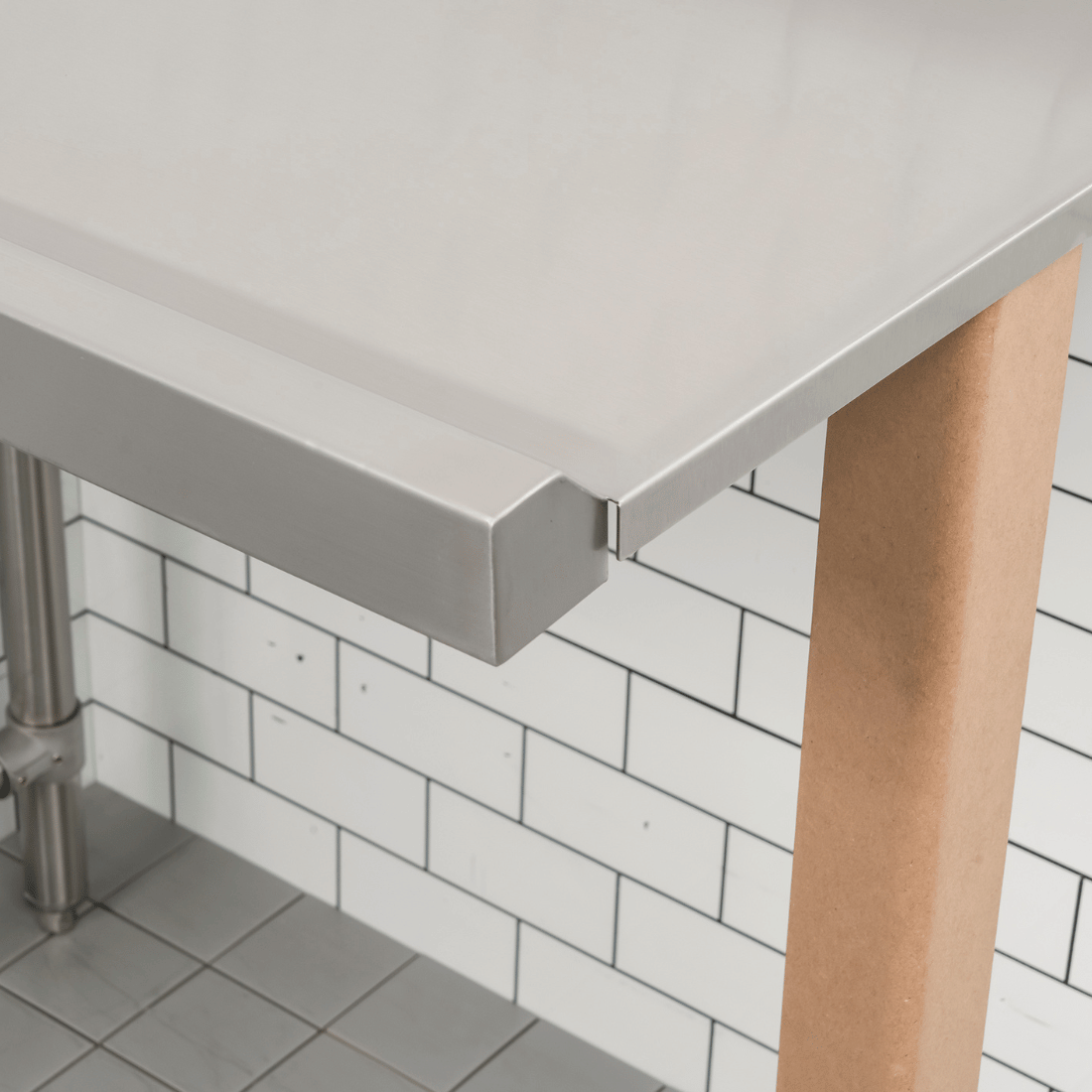 Modular System Clean Dish Table with Splashback CDT-1200R