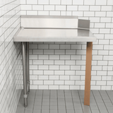 Modular System Clean Dish Table with Splashback CDT-900R