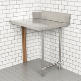 Modular System Clean Dish Table with Splashback CDT-1200L