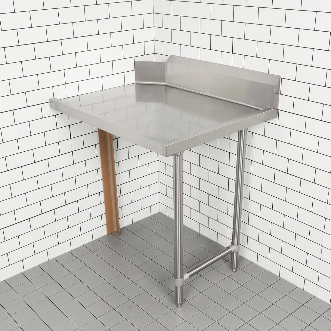 Modular System Clean Dish Table with Splashback CDT-900L