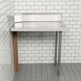 Modular System Clean Dish Table with Splashback CDT-900L