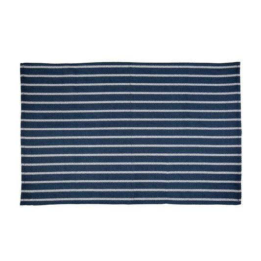 Vogue Tea Towel Navy & White Stripe - 460x710mm 18x28"