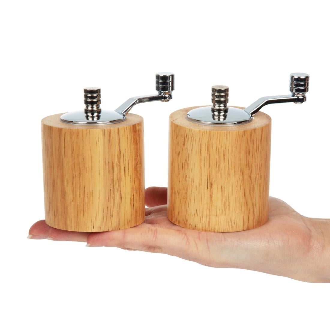 Olympia Bamboo Salt & Pepper Mill - Grinder Set