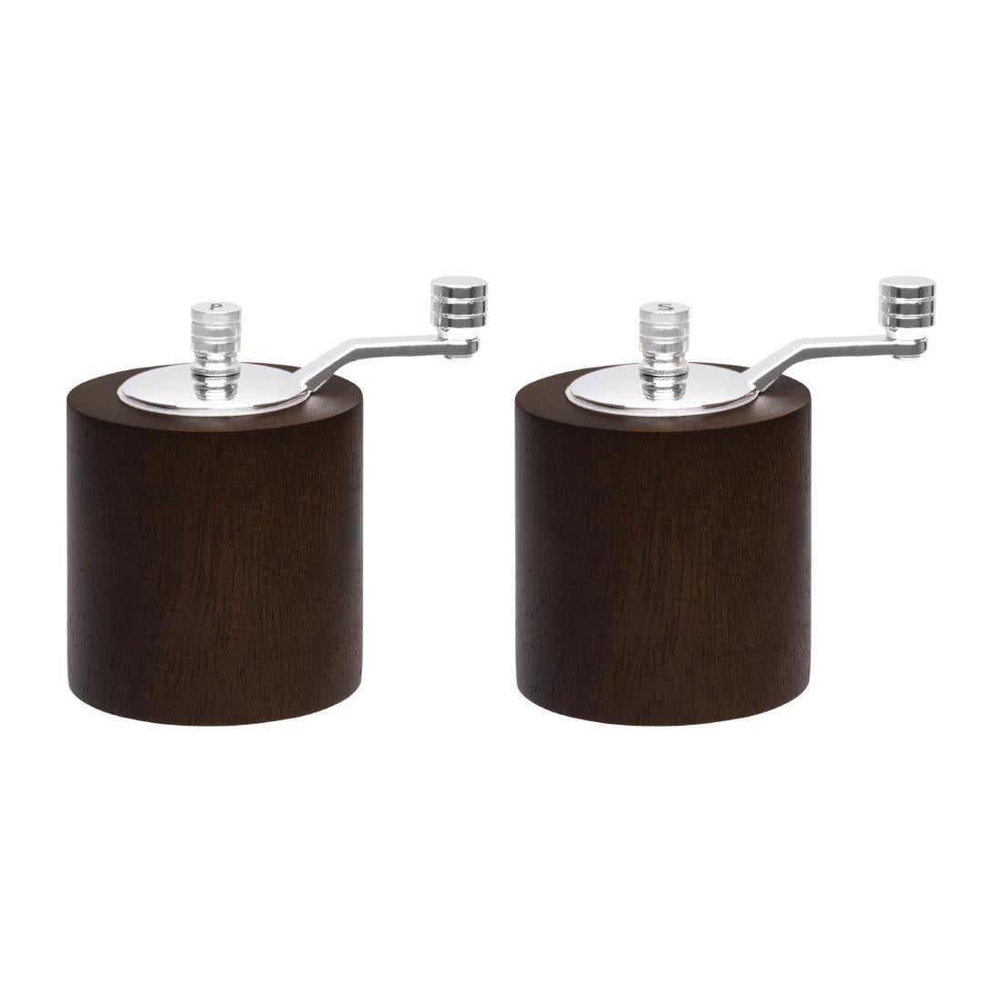 Dark Wood Salt & Pepper Mill - Grinder Set