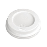 Fiesta Recyclable Lid for Hot Cups White - 8oz (Box 1000)