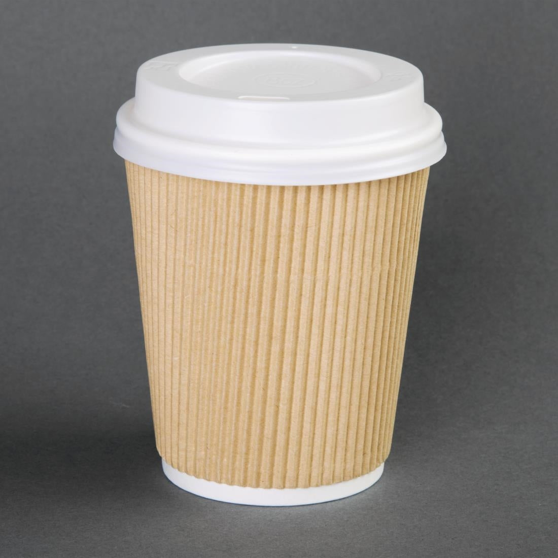 Fiesta Recyclable Lid for Hot Cups White - 12/16oz (Box 1000)