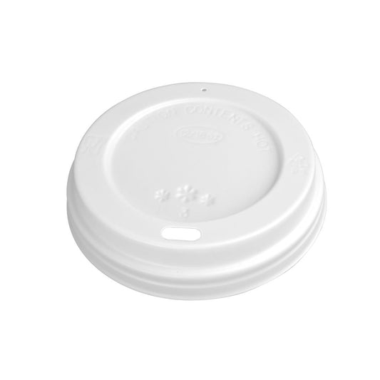 Fiesta Recyclable Lid for Hot Cups White - 12/16oz (Sleeve 50)