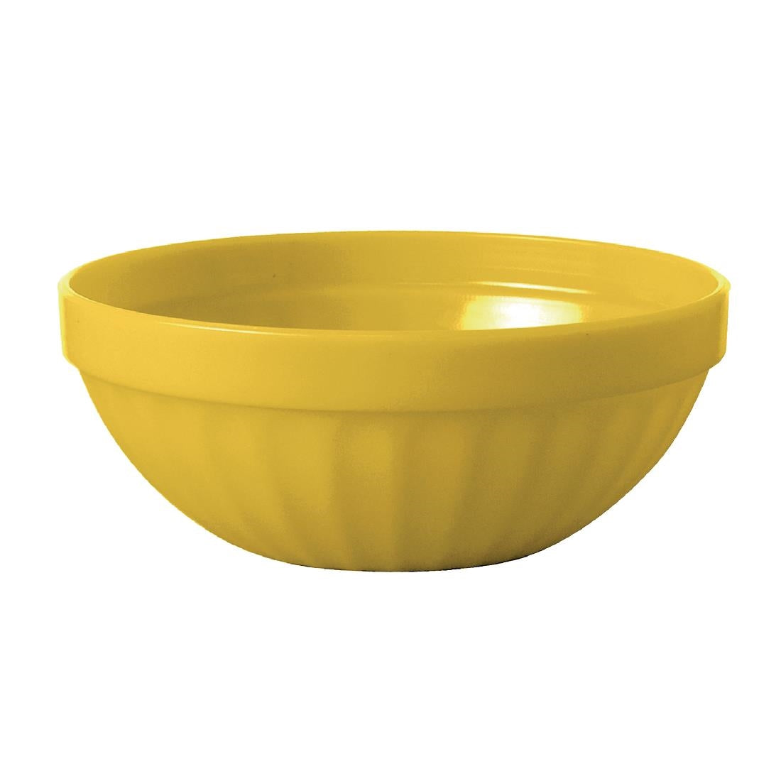 Olympia Kristallon Polycarbonate Bowl Yellow - 190ml 6.7oz 102mm 4" (Box 12)