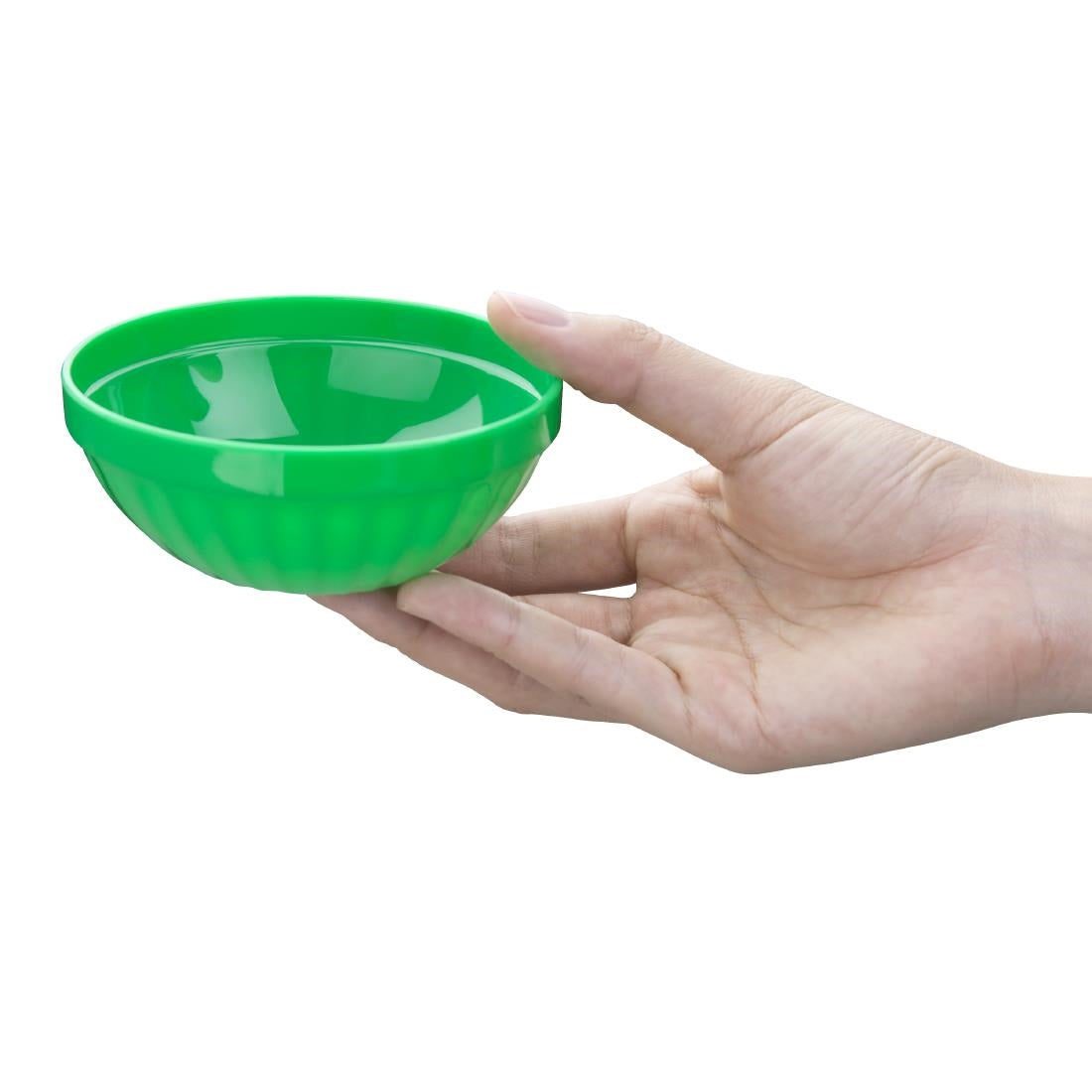 Olympia Kristallon Polycarbonate Bowl Green - 190ml 6.7oz 102mm 4" (Box 12)