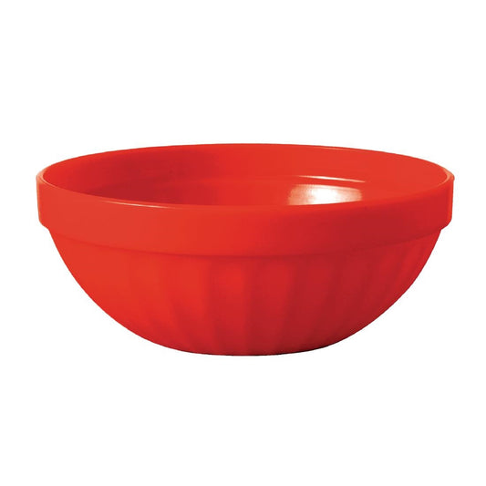 Olympia Kristallon Polycarbonate Bowl Red - 190ml 6.7oz 102mm 4" (Box 12)