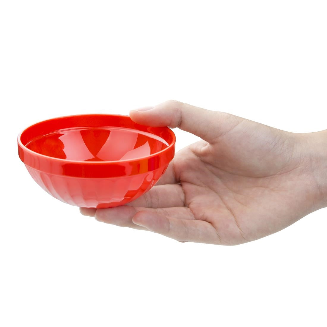 Olympia Kristallon Polycarbonate Bowl Red - 190ml 6.7oz 102mm 4" (Box 12)