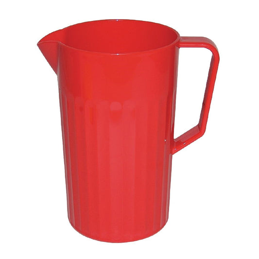 Olympia Kristallon Polycarbonate Jug Red - 1.4Ltr (Box 1)