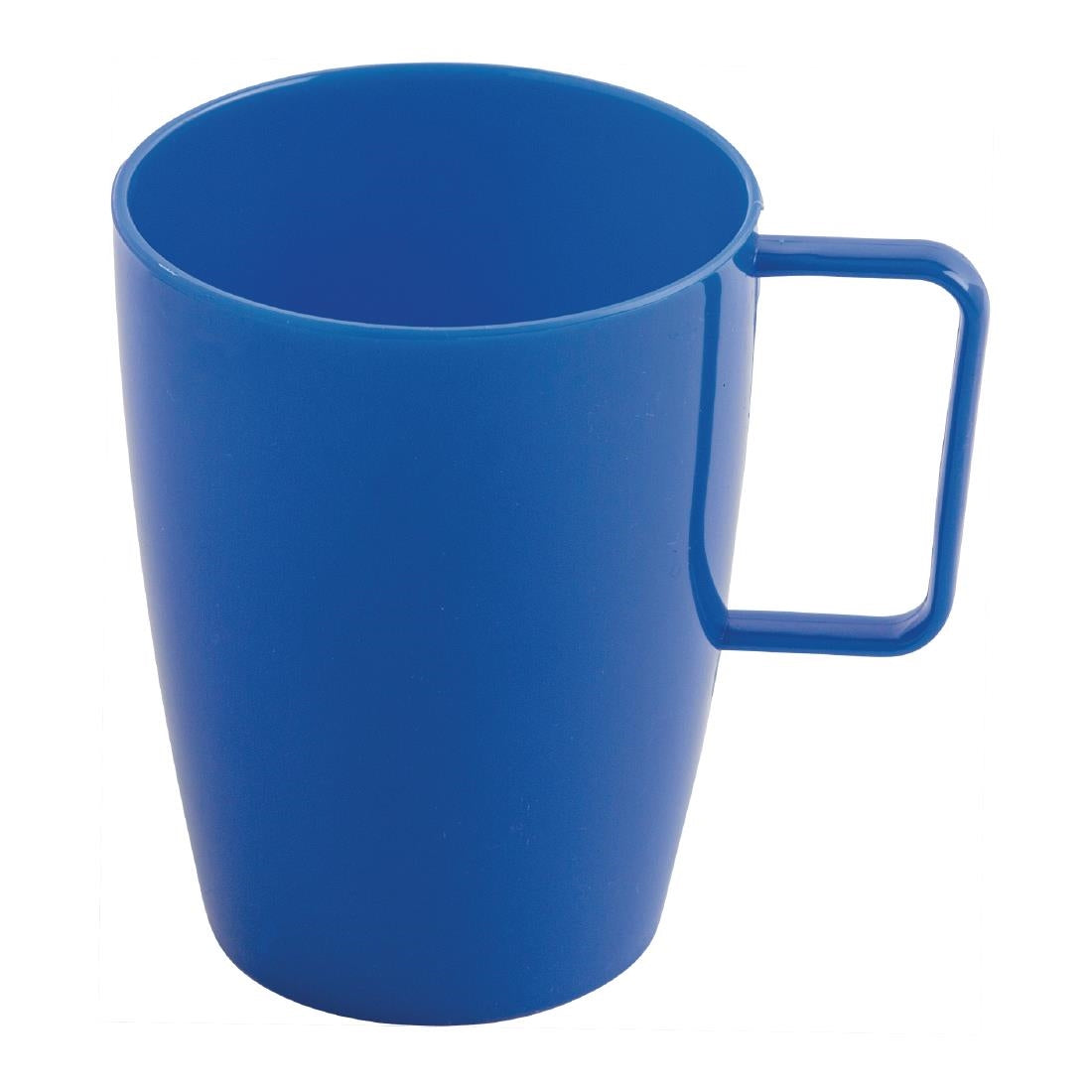 Olympia Kristallon Polycarbonate Handled Beaker Blue - 284ml 10oz (Box 12)