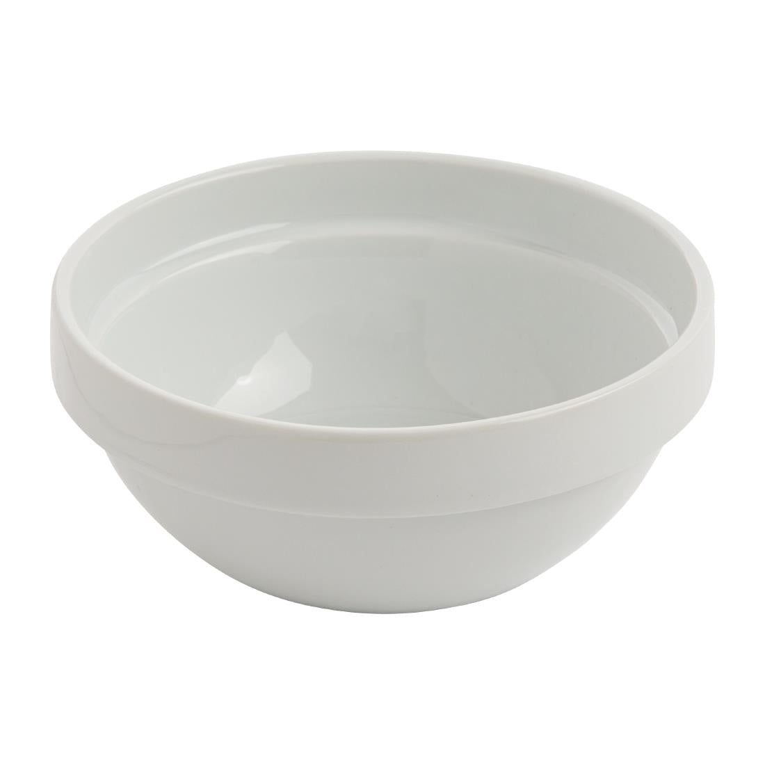 Olympia Whiteware Stacking Bowl White - 145mm 5 3/4" 540ml (Box 12)