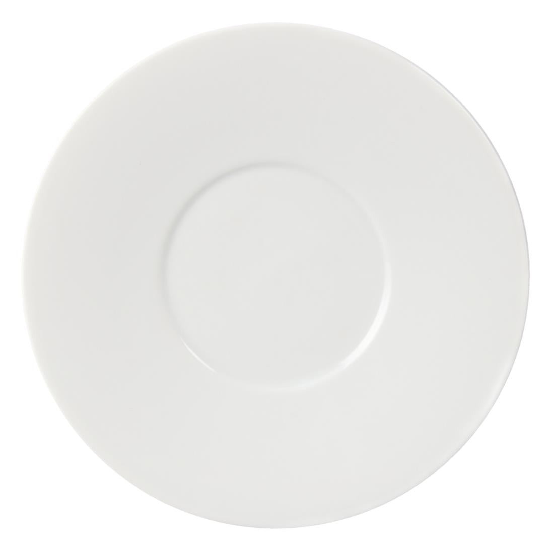 Olympia Whiteware Saucer for 7oz Low Cup CE536 White - 150mm (Box 12)