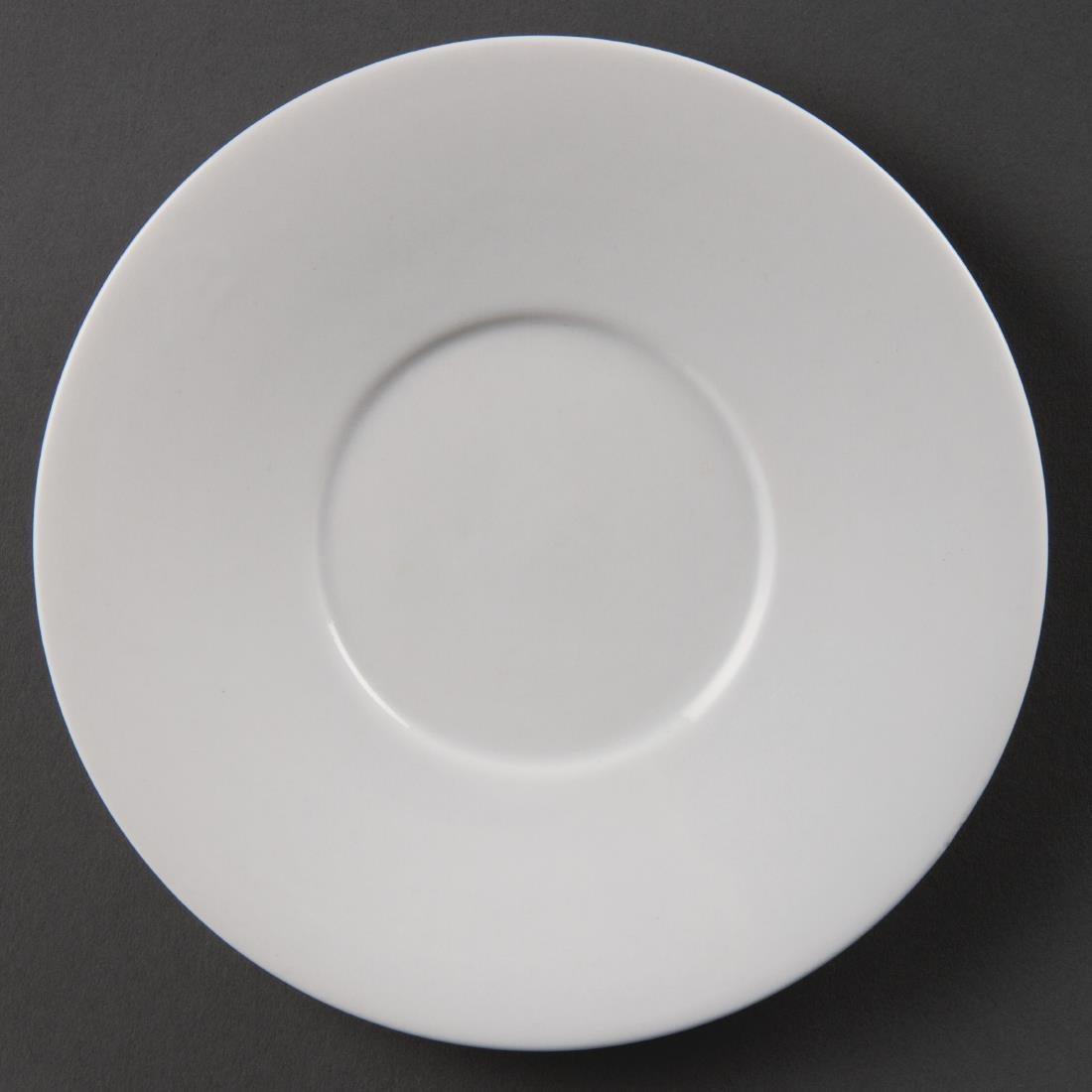 Olympia Whiteware Saucer for 7oz Low Cup CE536 White - 150mm (Box 12)