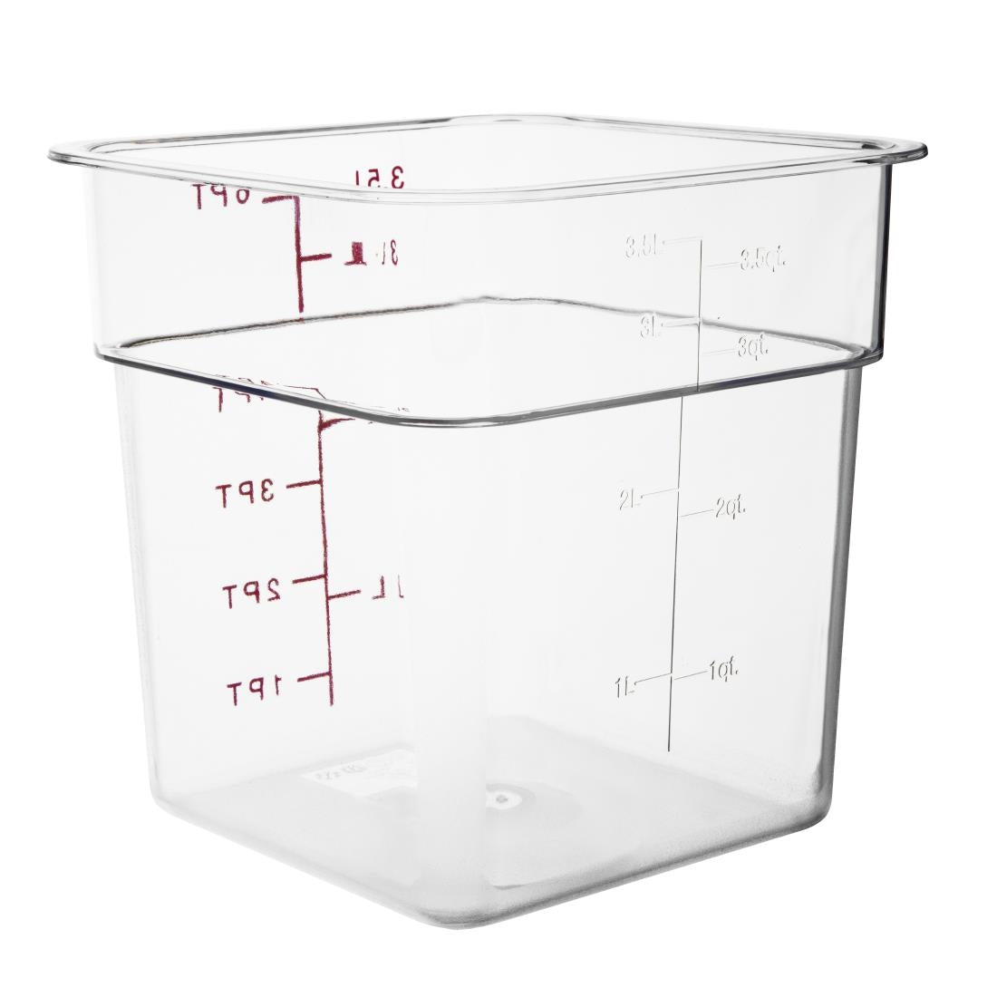 Hygiplas Polycarbonate Hygiplas Square Storage Container - 3.5Ltr