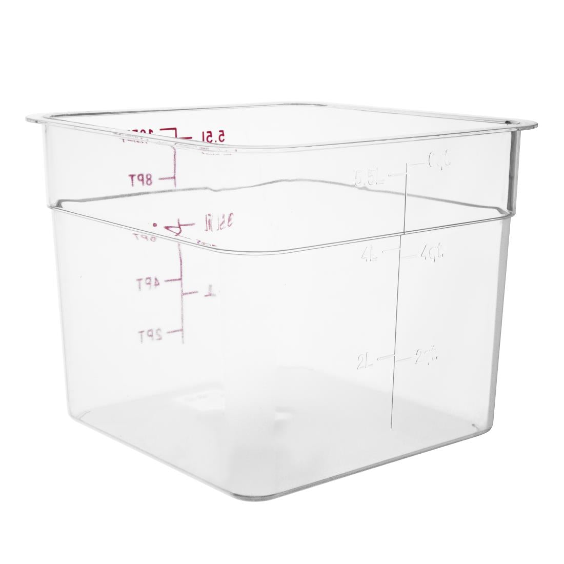 Hygiplas Polycarbonate Hygiplas Square Storage Container - 5.5Ltr