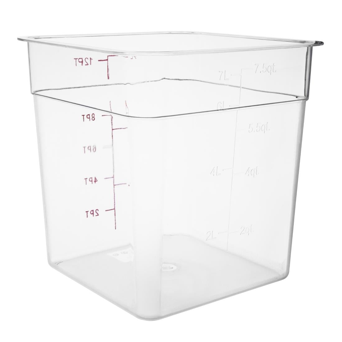 Hygiplas Polycarbonate Hygiplas Square Storage Container - 7Ltr