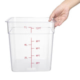 Hygiplas Polycarbonate Hygiplas Square Storage Container - 7Ltr