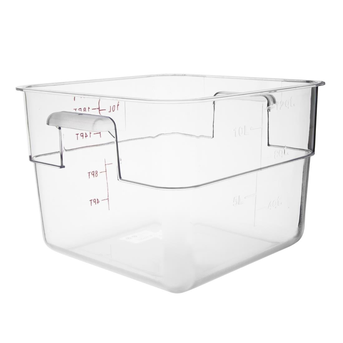 Hygiplas Polycarbonate Hygiplas Square Storage Container - 10Ltr