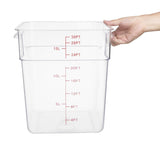 Hygiplas Polycarbonate Hygiplas Square Storage Container - 15Ltr