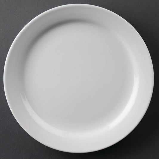 Sale Offer - Athena Hotelware Narrow Rimmed Plate - 16 1/2cm 6 1/2" (Box 36)