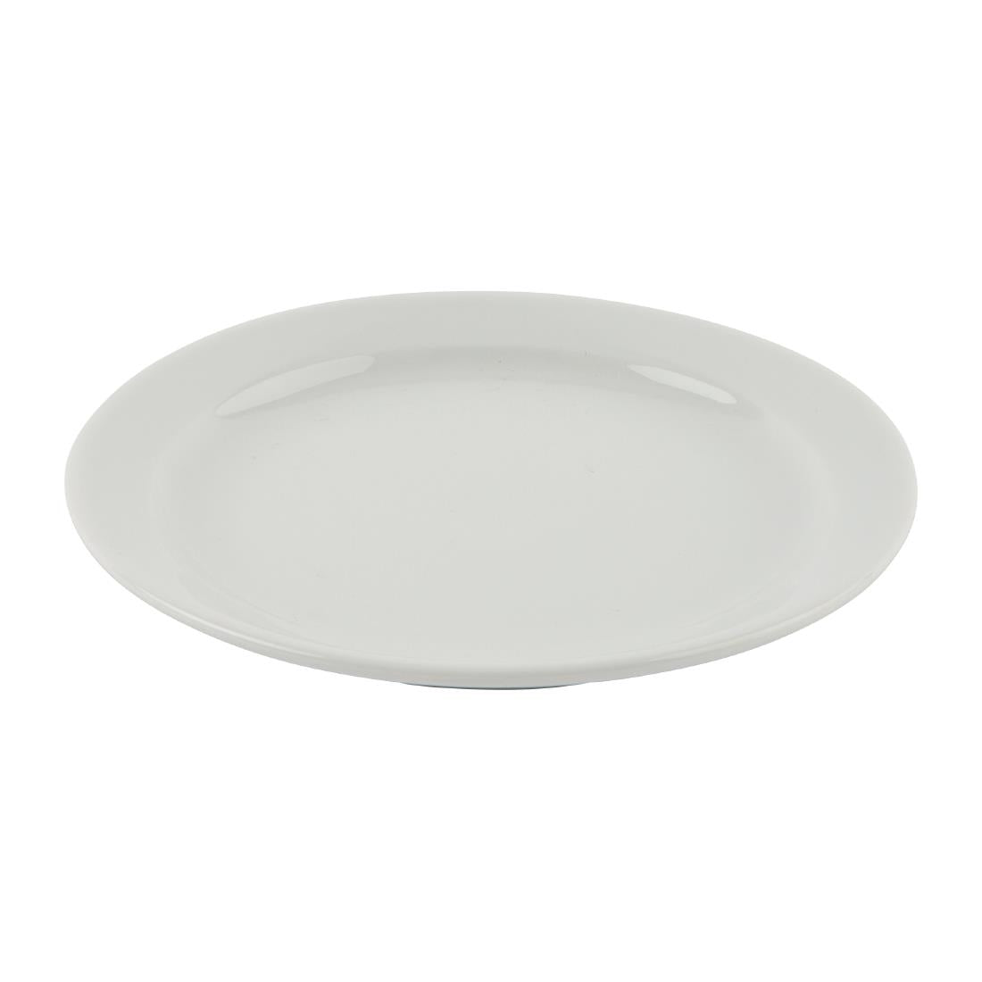 EDLP - Olympia Athena Narrow Rimmed Plate - 165mm 6 1/2" (Box 12)