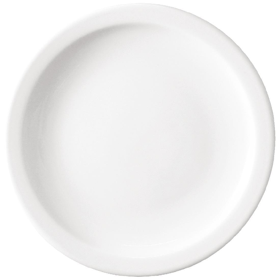 Sale Offer - Athena Hotelware Narrow Rimmed Plate - 16 1/2cm 6 1/2" (Box 36)