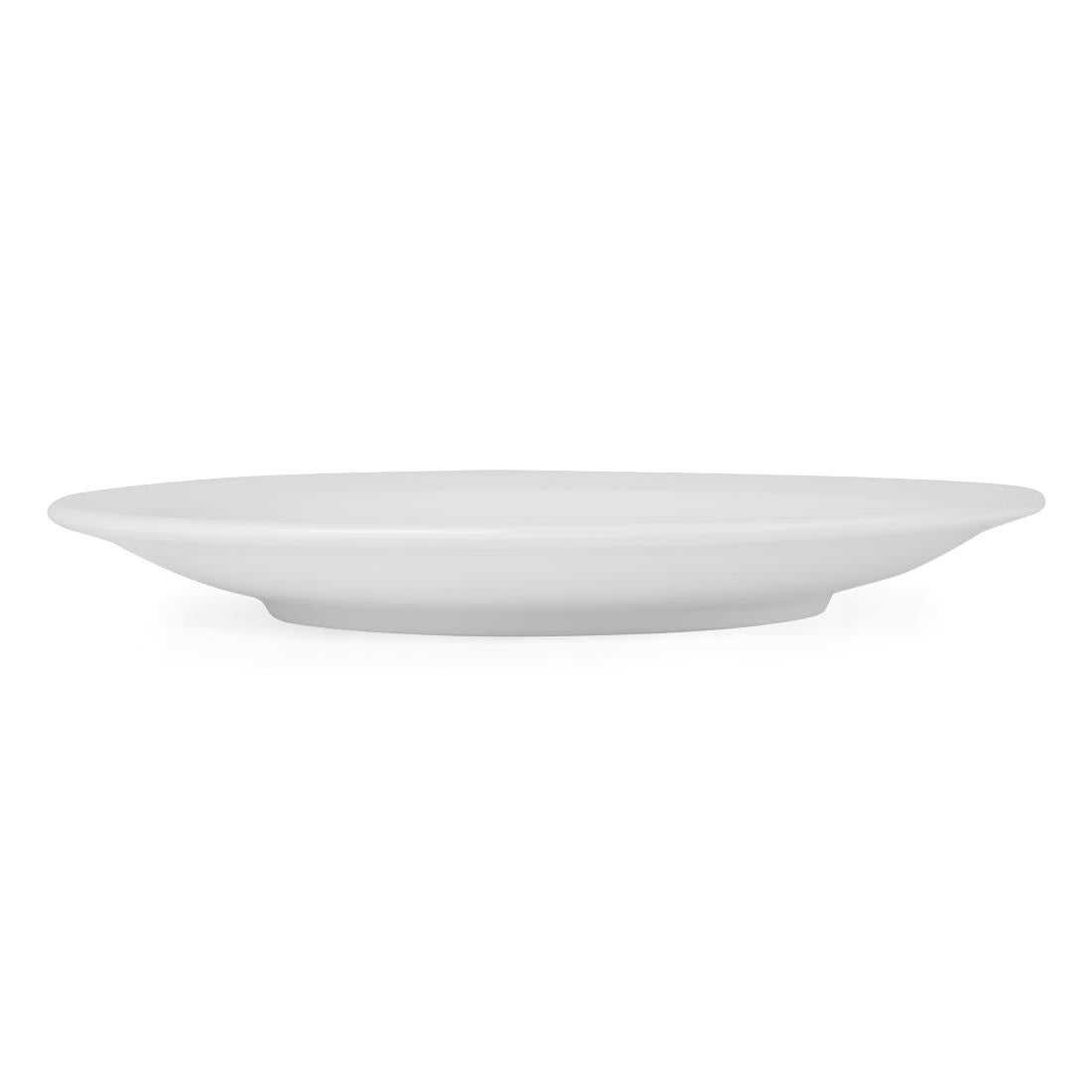 EDLP - Olympia Athena Narrow Rimmed Plate - 205mm 8" (Box 12)