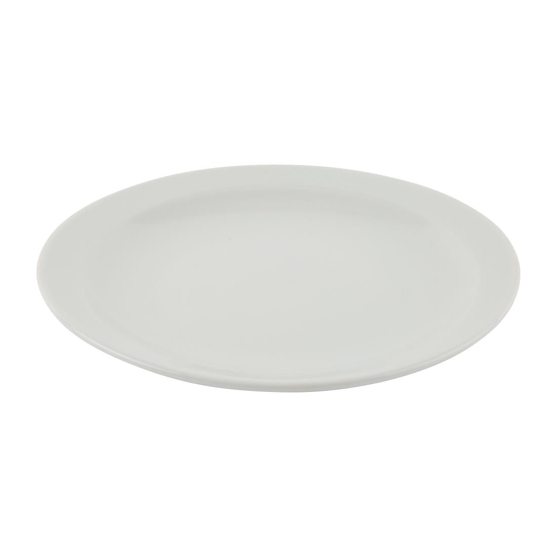 EDLP - Olympia Athena Narrow Rimmed Plate - 205mm 8" (Box 12)