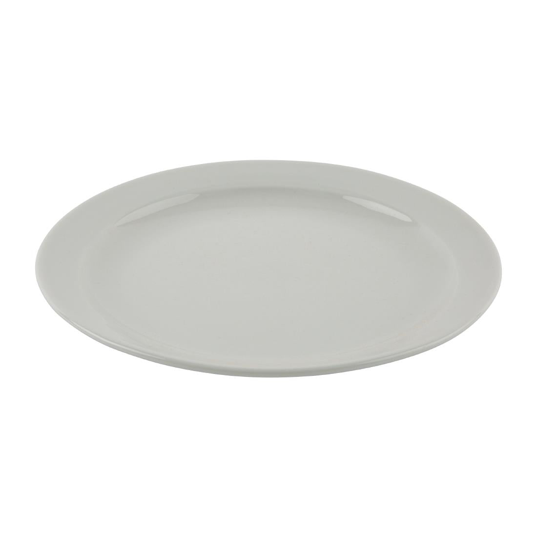 EDLP - Olympia Athena Narrow Rimmed Plate - 226mm 9" (Box 12)