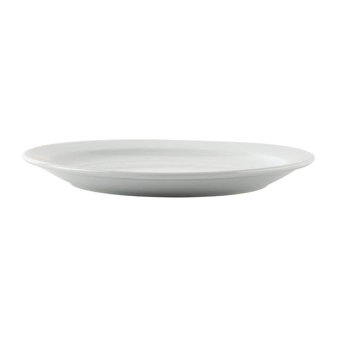 Sale Offer - Athena Hotelware Narrow Rimmed Plate - 22.6cm 9" (Box 36)