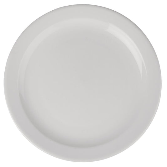 EDLP - Olympia Athena Narrow Rimmed Plate - 254mm 10" (Box 12)