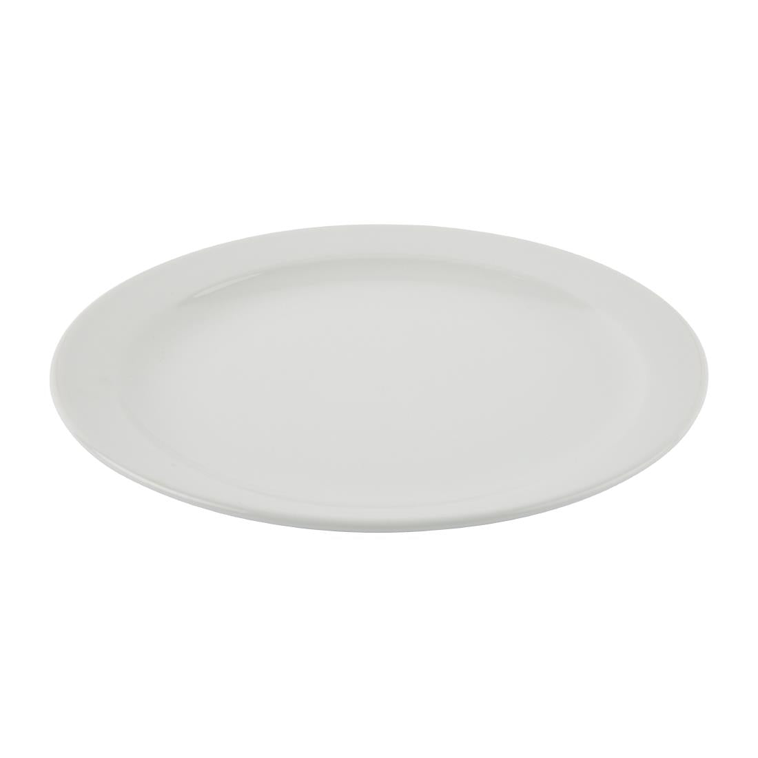 EDLP - Olympia Athena Narrow Rimmed Plate - 254mm 10" (Box 12)