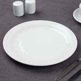 Sale Offer - Athena Hotelware Narrow Rimmed Plate - 258mm 10" (Box 36)